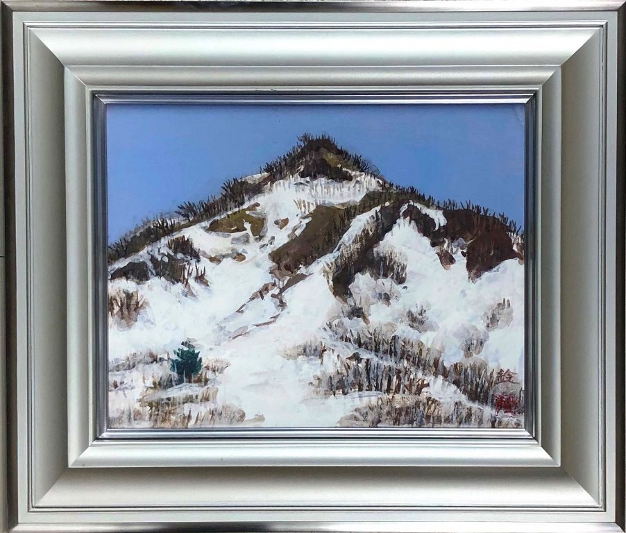 【真作】絵画　河本正　日本画　富嶽　静寂な青の世界　共シール　箱入　W27 2025年最新】Yahoo!オークション -河本正(日本画)の中古品・新品