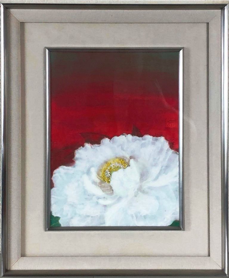 楽天市場】小野 定 「百合」 日本画10号 : 小野画廊