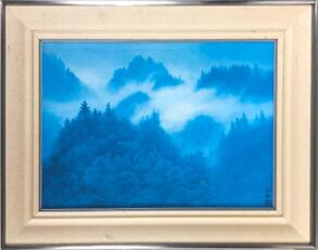 楽天市場】三塩 清巳「パンジー」油絵・F4号 東光会元理事長 日展参与