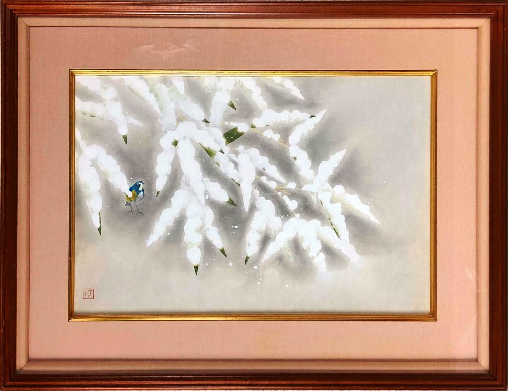 志村立美、冬―女郎、希少限定版、美品、大判、新品高級額付 志村立美、冬―女郎、希少限定版、美品、大判、新品高級額付