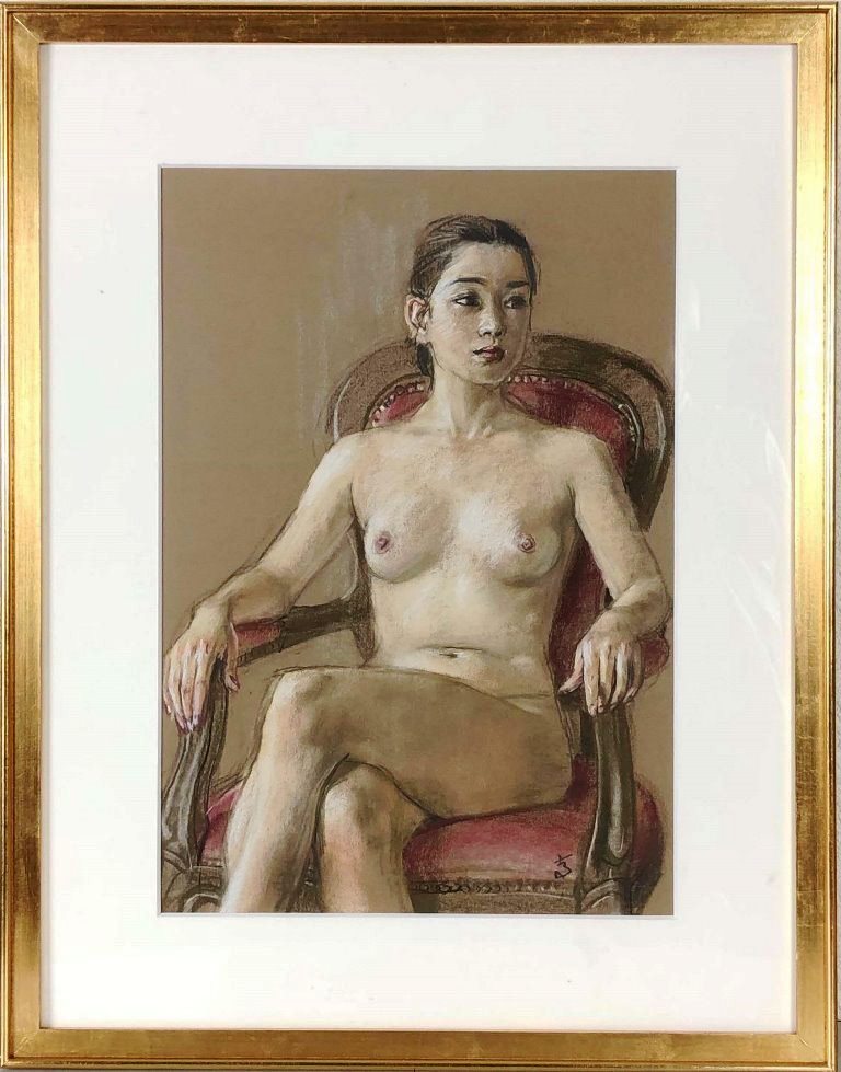 高塚省吾　「微風」　パステル｜小野画廊