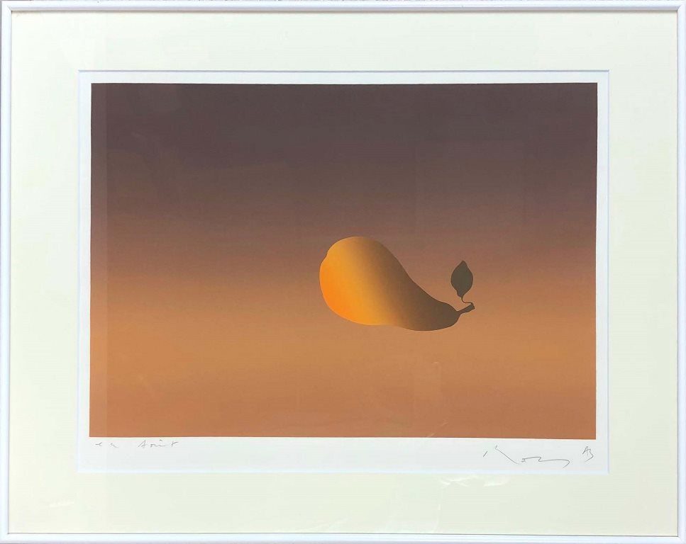 伊藤陽さんのシルクスクリーン版画「風たちの場所」 伊藤陽さんのシルクスクリーン版画「風たちの場所」