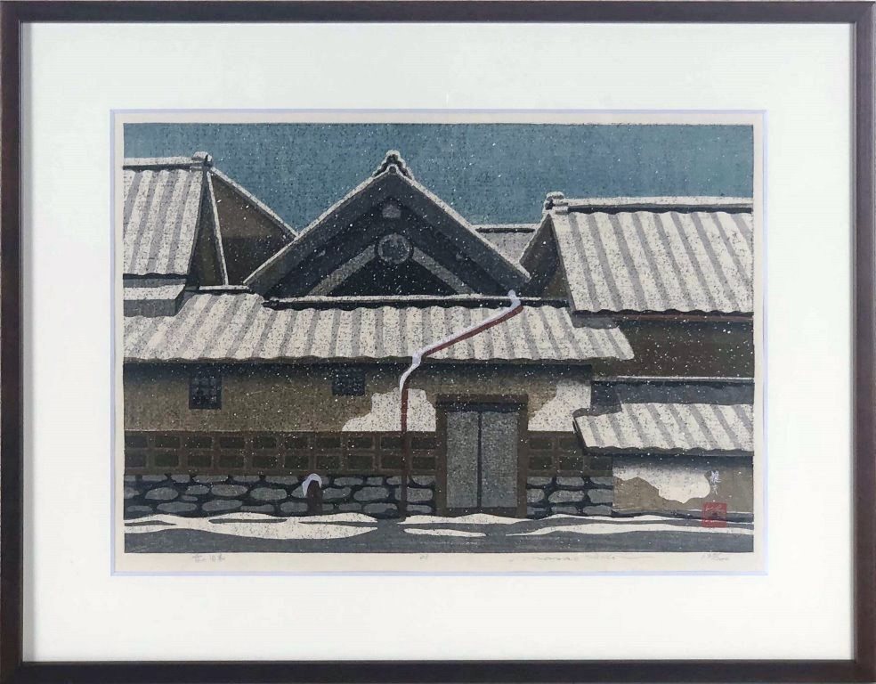 話題の人気 楽天市場】井堂雅夫 「朧夜」 木版 : 小野画廊 絵画