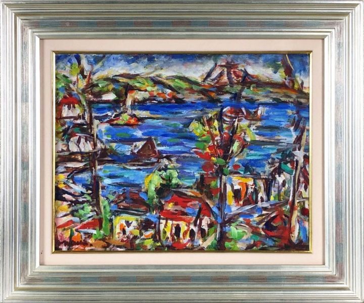 楽天市場】奈知安太郎 「花」 油彩4号 : 小野画廊