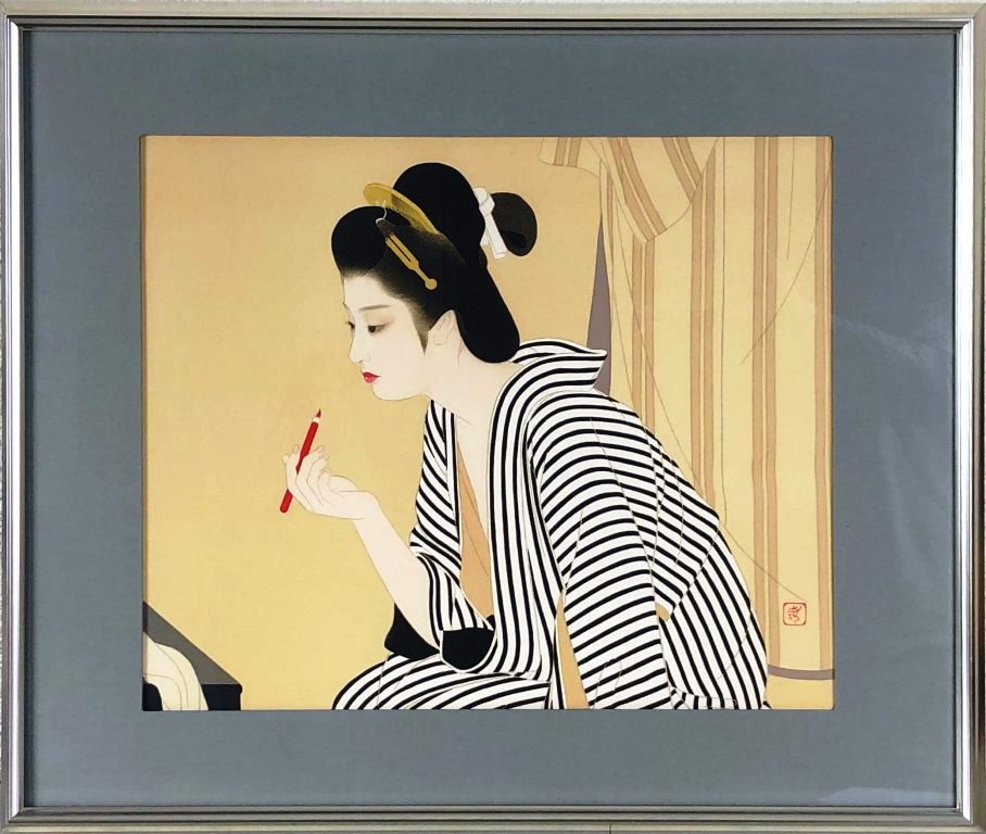楽天市場】志村立美 「初詣」 木版 : 小野画廊