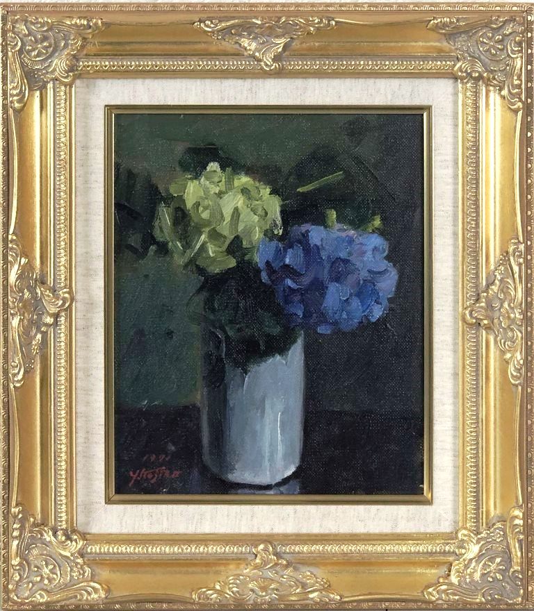 楽天市場】奈知安太郎 「花」 油彩4号 : 小野画廊