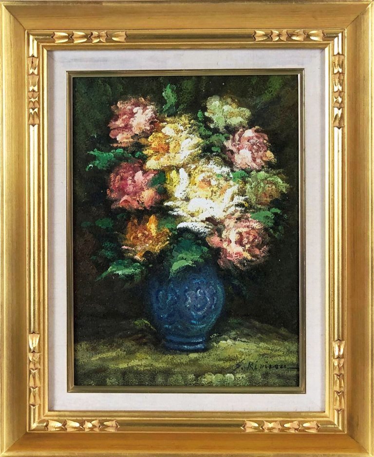 木村 茂 「薔薇」 楽天市場】木村 茂『薔薇』油絵・油彩画 SМ（サムホール
