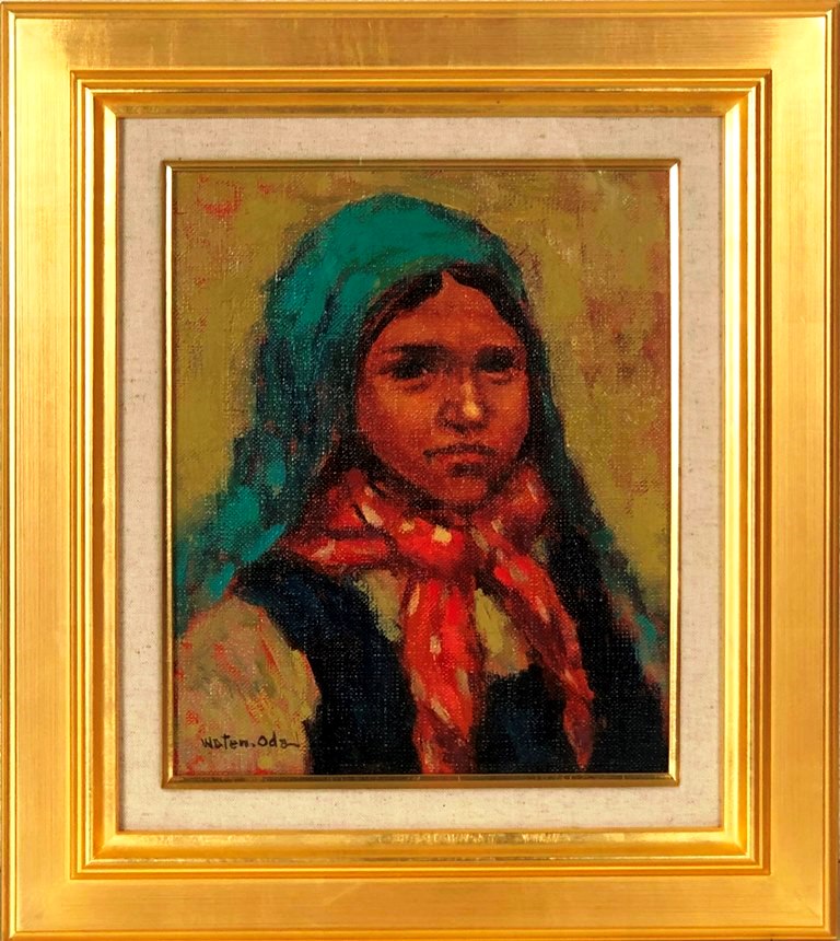 楽天市場】原田 優 「少女」 油彩4号 : 小野画廊