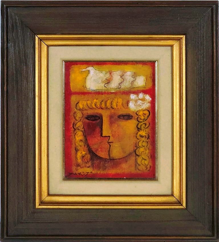 楽天市場】湯浅洋子 「ばら」 油彩4号 : 小野画廊