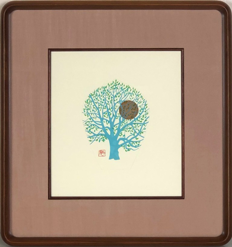 楽天市場】横山大観 「 霊峰春色 」 彩美版 ・ シルクスクリーン併用