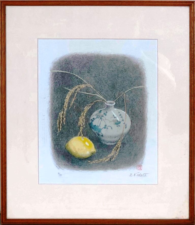 楽天市場】小館善四郎 「コップとれもん」 銅版画 : 小野画廊