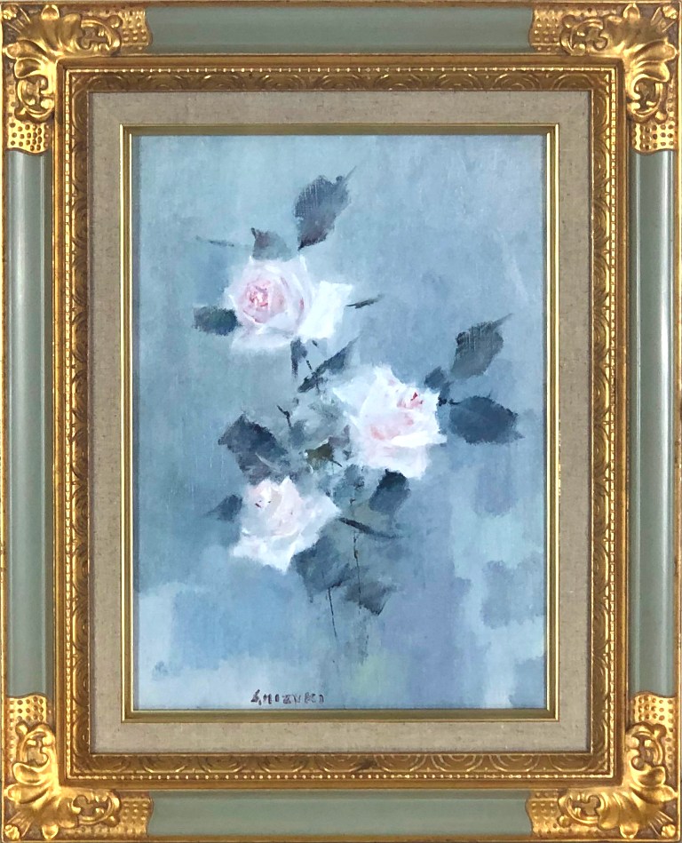 松木満史 油彩 風景画 油彩画 楽天市場】松木満史 [花」 油彩15号 : 小野画廊