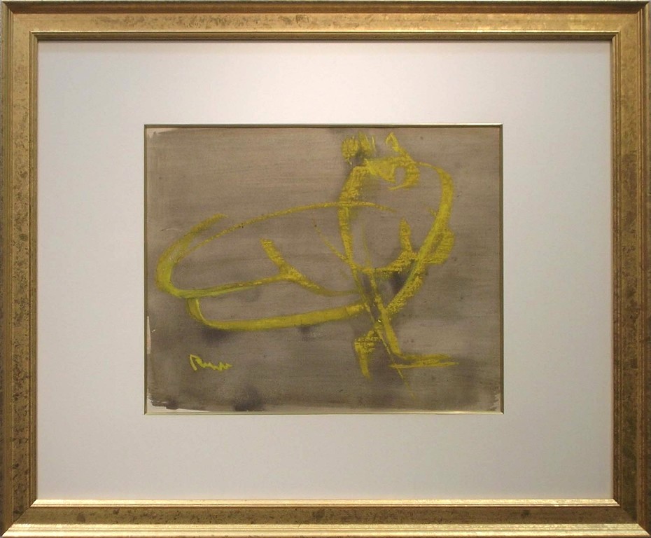 杢田たけを 「愛人」油彩画 杢田たけを 「愛人」油彩画