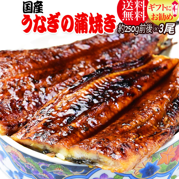 本店は 楽天市場 うなぎ 蒲焼き 国内産 送料無料 ギフト 土用の丑の日 父の日 ギフト 国産 うなぎ 鰻うなぎ蒲焼 超特大3尾入 合計約840g前後 1尾あたり約280g前後 宮崎県産 鹿児島県産 蒲焼のタレ付 誕生日 内祝い お祝い ウナギ ゆみ S キッチン 日本産