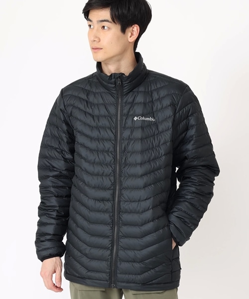 楽天市場】ダウン メンズ 黒 薄手 コロンビア アウトドアブランド 首元