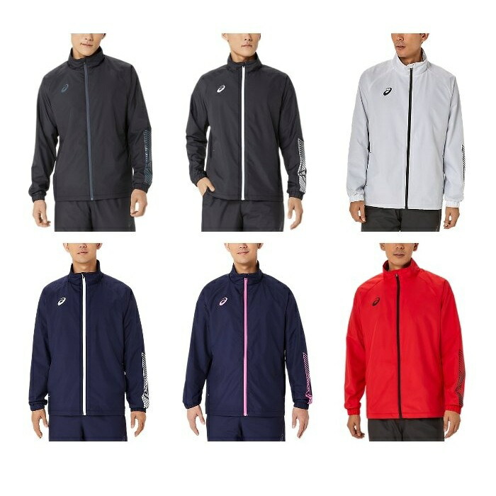 【送料無料】 アシックス asics 裏トリコットウインドブレーカージャケット ウエア アウター 防寒 保温 防風 撥水 トレーニング 2031E745｜オノヤスポーツ店