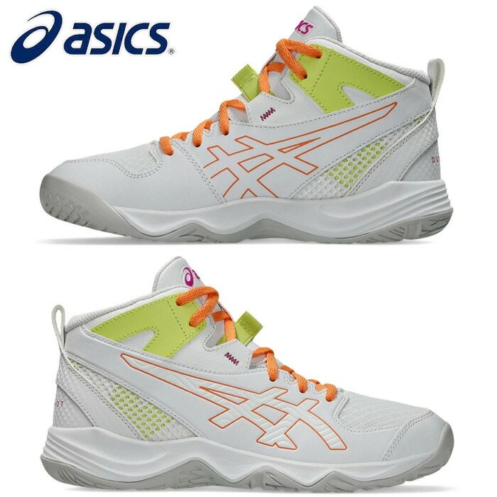 【貨物輸送無料】asics/アシックス キッズ/お坊っちゃん 提げ篭シューズ [1064a019-103 DUNKSHOTMB10(ダンクショットMB10)] バッシュ_ミニバス