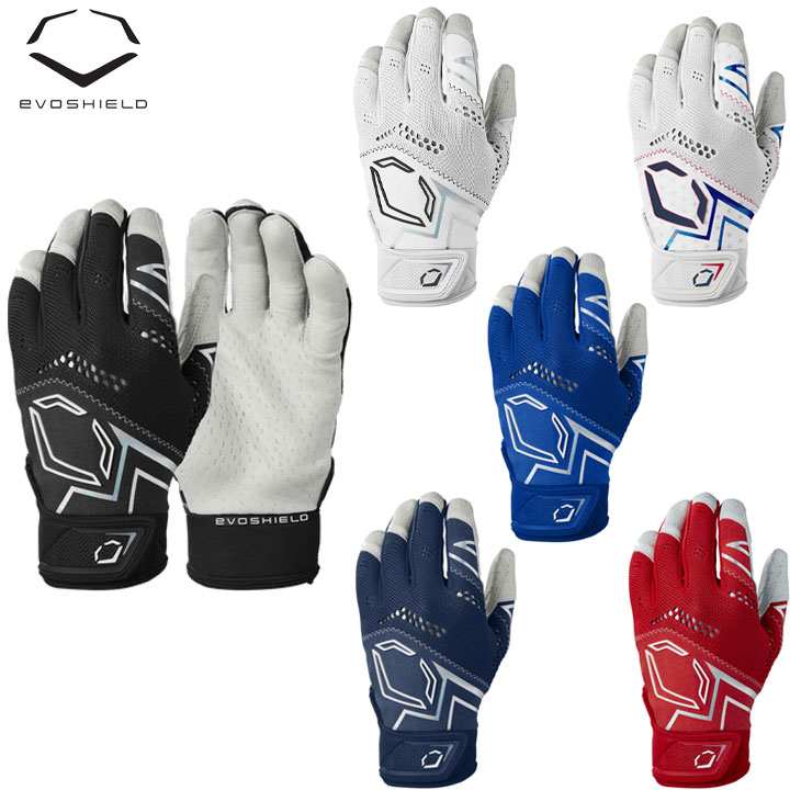 【送料無料】エボシールド PRO-SRZ V2 BATTING GLOVES バッティンググローブ 野球 大人用 バッティング 手袋 グローブ 両手用 バッテ 打撃用　WB573050