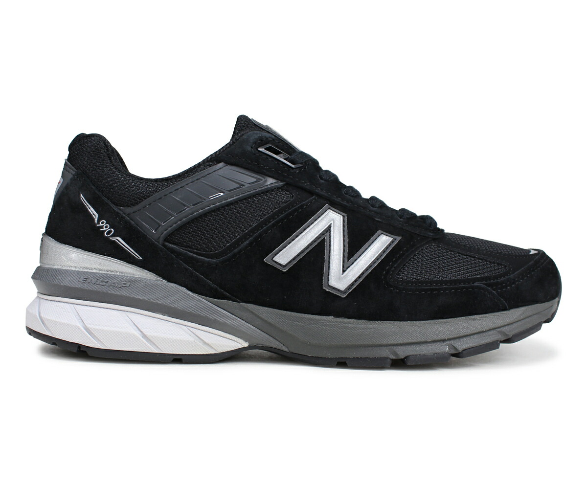【送料無料】 ニューバランス new balance 990 V5 スニーカー メンズ Dワイズ MADE IN USA ブラック 黒 M990BK5　シューズ　靴　並行輸入品｜オノヤスポーツ店 30,030円