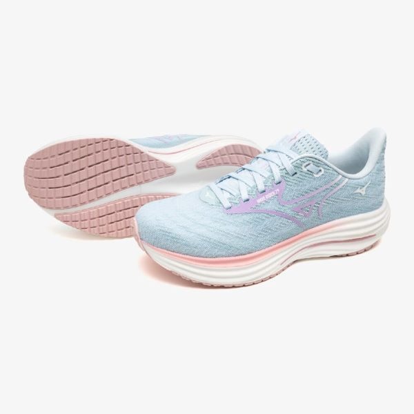 【送料無料】ミズノ ウエーブライダー29 SW ランニングシューズ J1GD250625 ライトブルー×パープル×ピンク MIZUNO WAVE RIDER 29 SW
