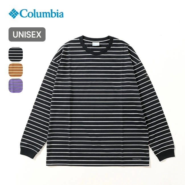 【送料無料】コロンビア ロストブルックロングスリーブボーダーTシャツ Columbia Lost Brook・・ LS Border Tee メンズ レディース ユニセックス PM0333 トップス Tシャツ 長袖 ロングスリーブ インナー ハイキング キャンプ アウトドア