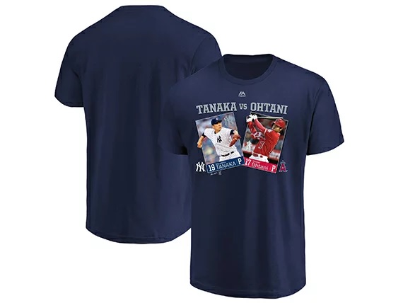 マジェスティックmajestic ヤンキース 田中将大 Tシャツ デッドストック マジェスティックmajestic ヤンキース 田中将大 Tシャツ デッド