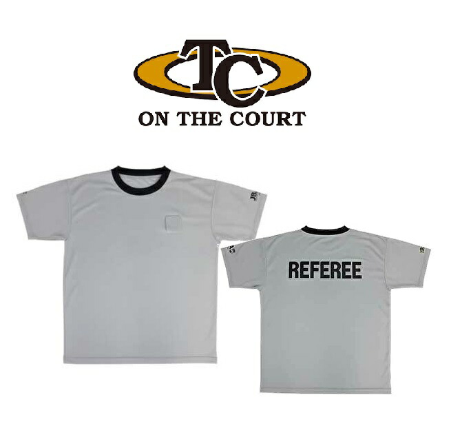 即納可 オンザコート On The Court レフリー Tシャツ セカンドユニフォーム Otrft 011 バスケットボール レフリーシャツ Educaps Com Br