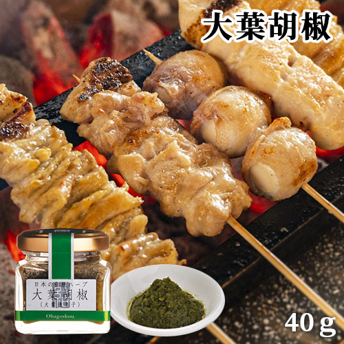 大分県産大葉をふんだんに使用 大葉胡椒 40g 柚子胡椒 青唐辛子 熟成大葉 鍋 肉料理 田中醤油店