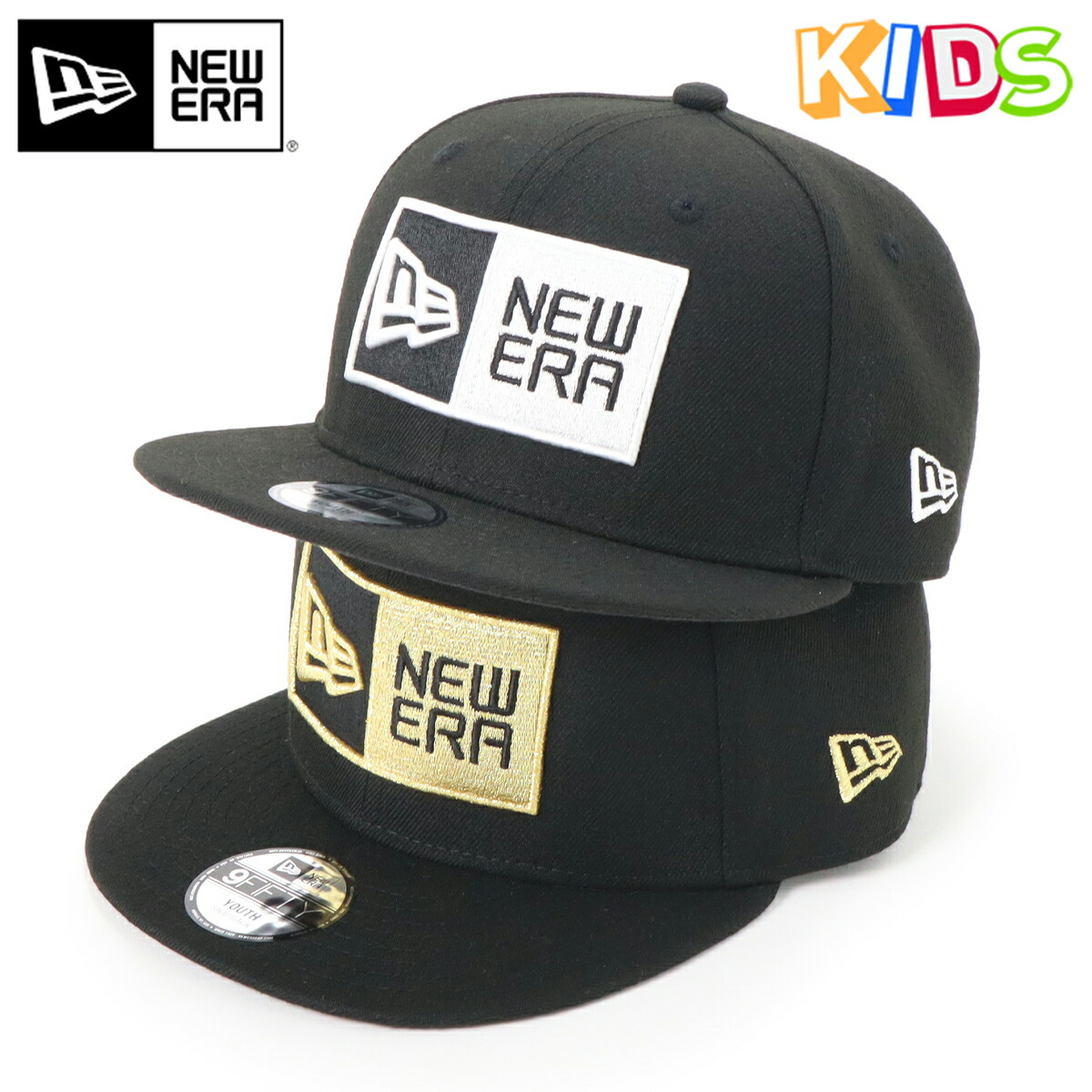 楽天市場 ニューエラ New Era 別注 キャップ キッズ Kids Youth ボックスロゴ 9fifty 帽子屋ｏｎｓｐｏｔｚ