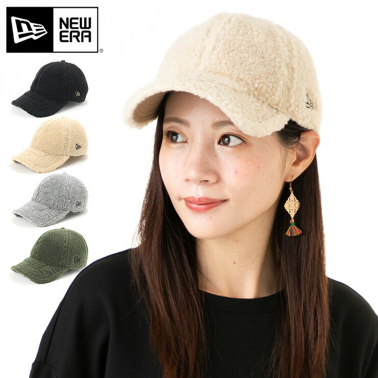 楽天市場 オンスポッツ別注 ニューエラ New Era キャップ 2トーン クロス ボアフリース 9thirty 帽子屋onspotz