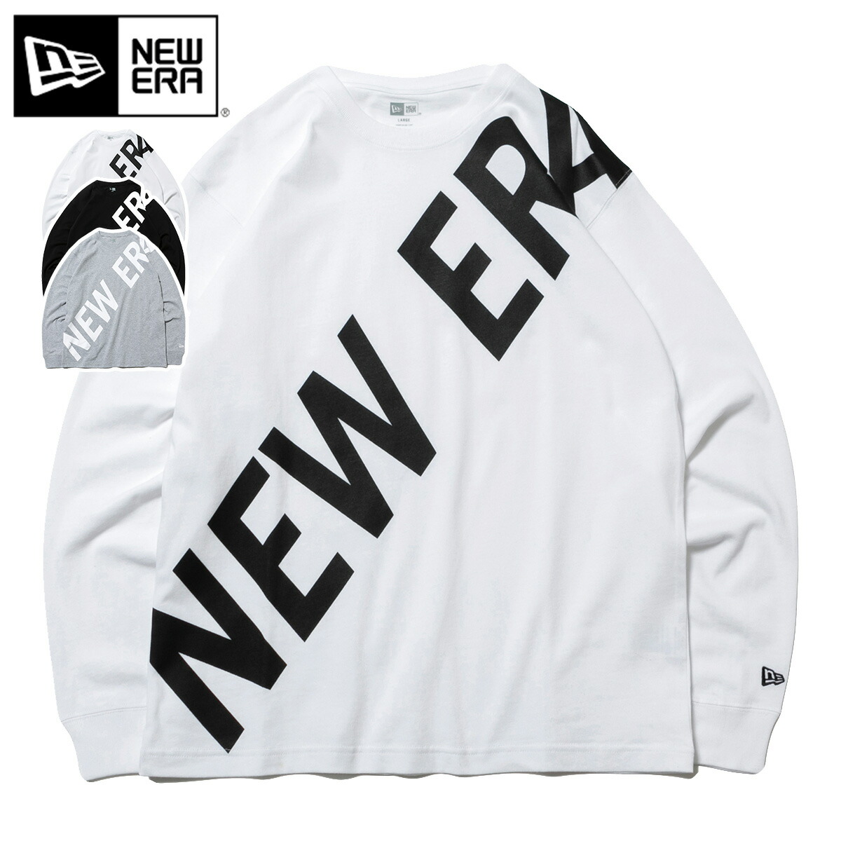 楽天市場 ニューエラ New Era Tシャツ ロングスリーブ 長袖 コットン 綿 One Piece ワンピース コラボ Logo ロゴ ブランド ストリート おしゃれ メンズ ロンt トップス Aw 秋 冬 帽子屋ｏｎｓｐｏｔｚ
