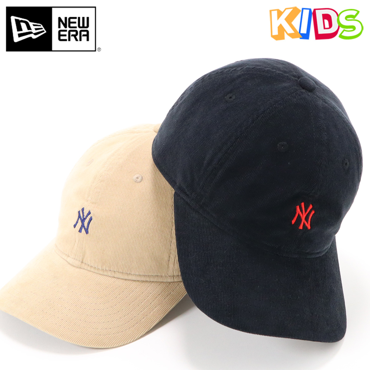 楽天市場 ニューエラ New Era キャップ 9twenty サイズ調整 Youth キッズ Kids Micro Corduroy マイクロ コーデュロイ ニューヨーク ヤンキース 帽子屋ｏｎｓｐｏｔｚ