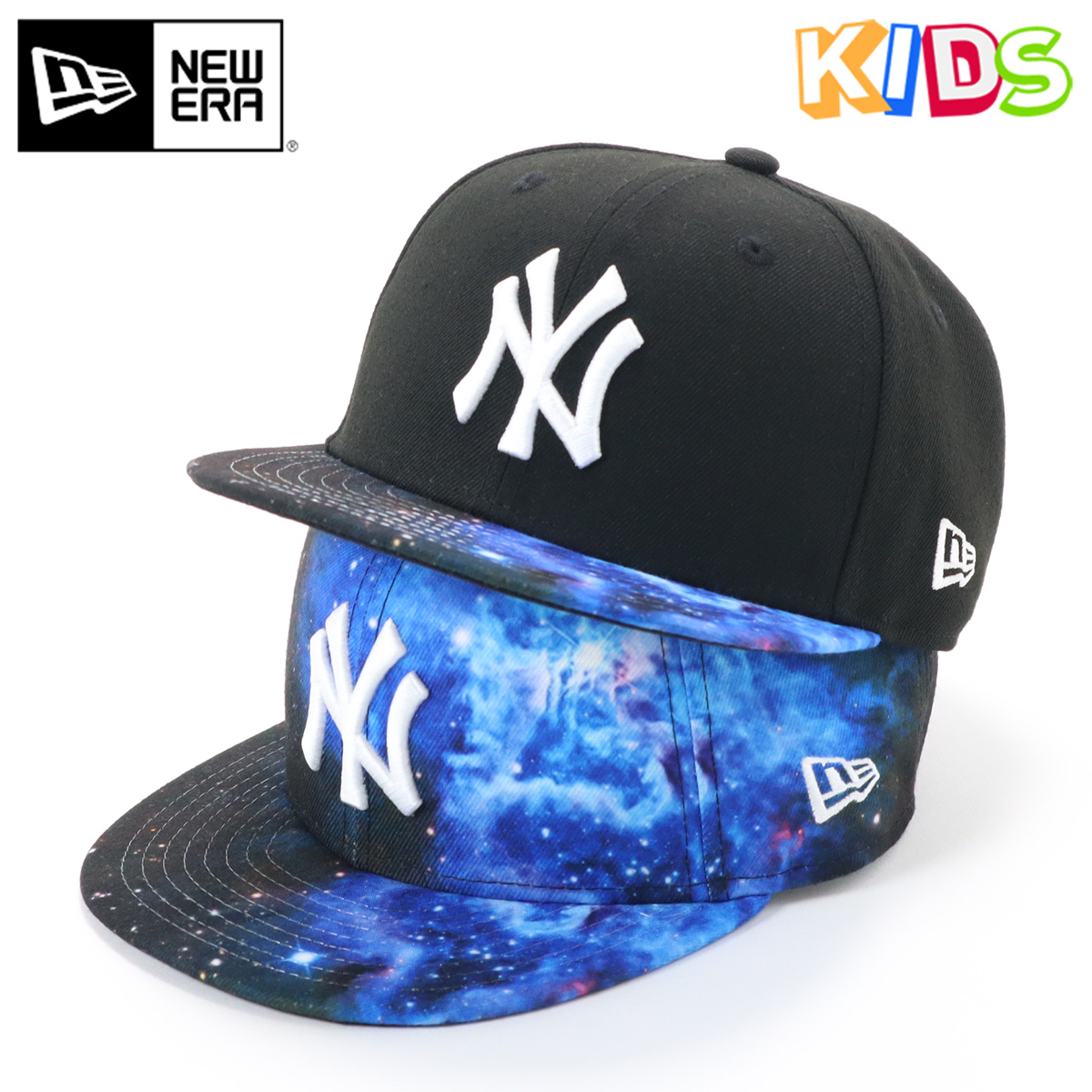 楽天市場 ニューエラ New Era キャップ キッズ Kids Youth ギャラクシー ニューヨーク ヤンキース 9fifty アジャスタブル サイズ調整 帽子屋ｏｎｓｐｏｔｚ