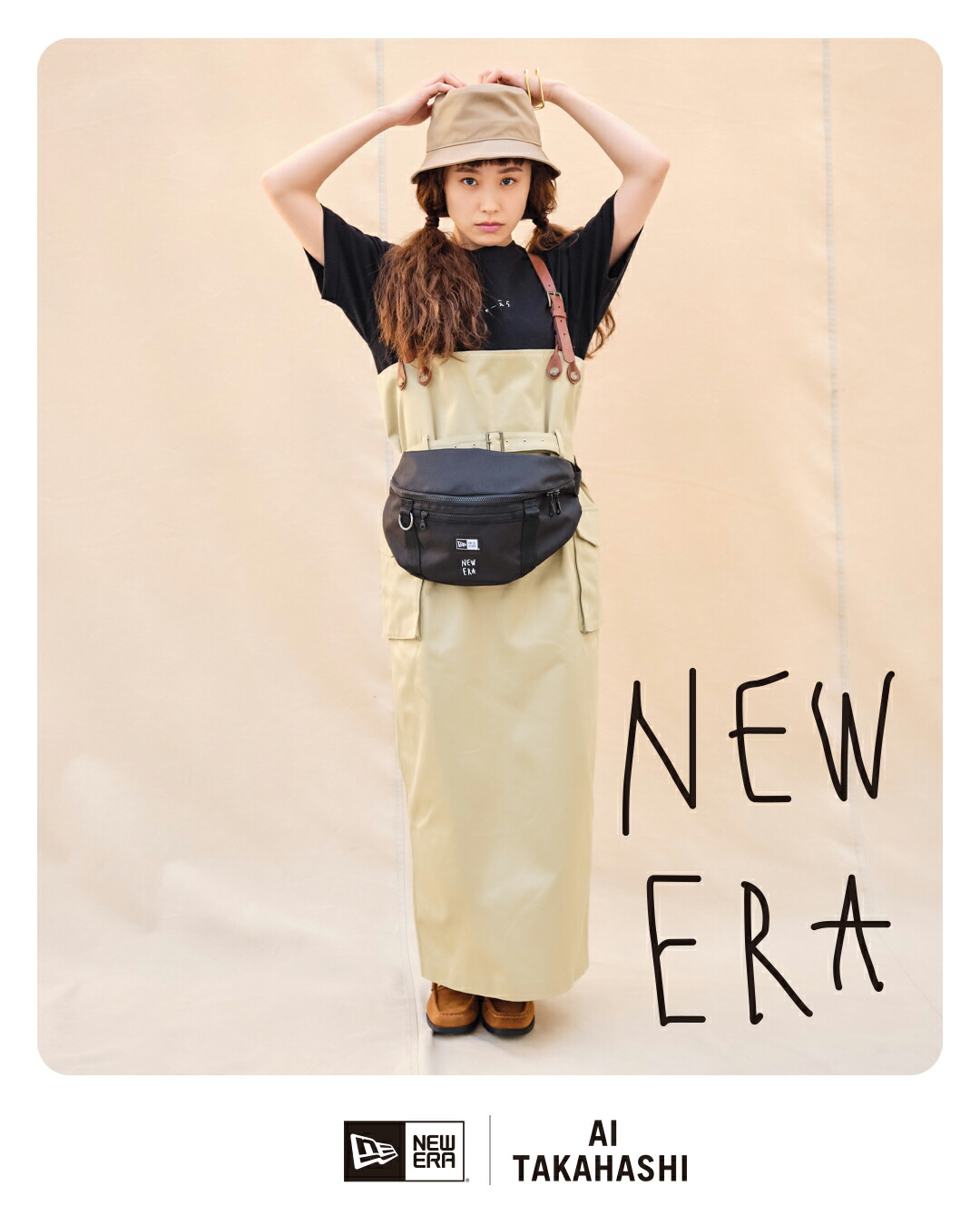 楽天市場 ニューエラ New Era Waist Bag ウエストバッグ Ai Takahashi 高橋愛 ブラック 黒 帽子屋ｏｎｓｐｏｔｚ