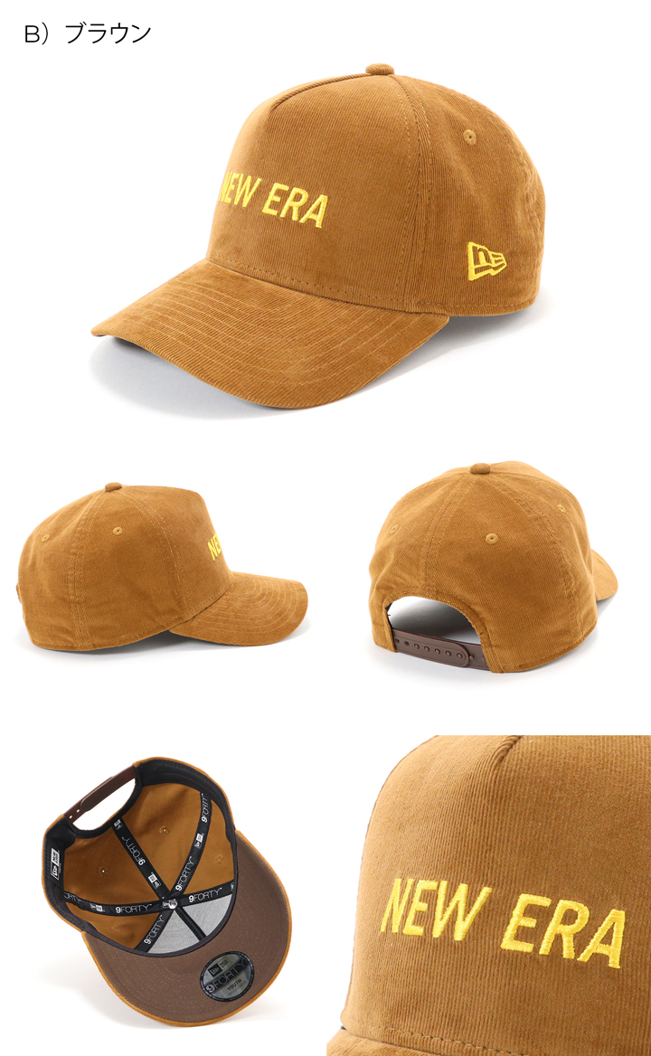 楽天市場 ニューエラ New Era キャップ 9forty A Frame Youth キッズ Kids Micro Corduroy マイクロ コーデュロイ 帽子屋ｏｎｓｐｏｔｚ