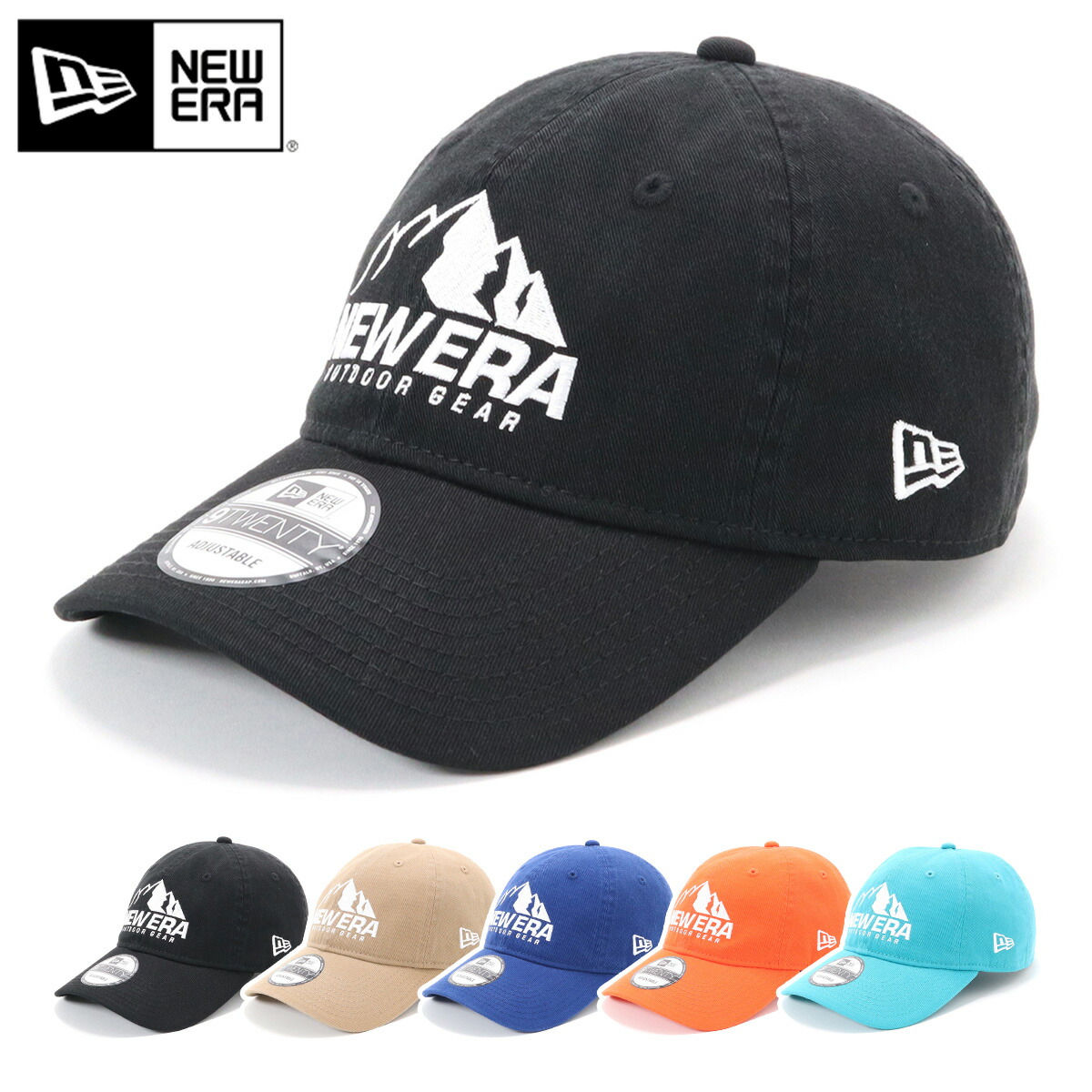 楽天市場 ニューエラ New Era キャップ 9thirty サイズ調整 Outdoor Gear アウトドア ギア ウォッシュドコットン 帽子 ぼうし メンズ メンズファッション おしゃれ ストリートブランド 大きいサイズ 春 夏 秋 冬 帽子屋ｏｎｓｐｏｔｚ