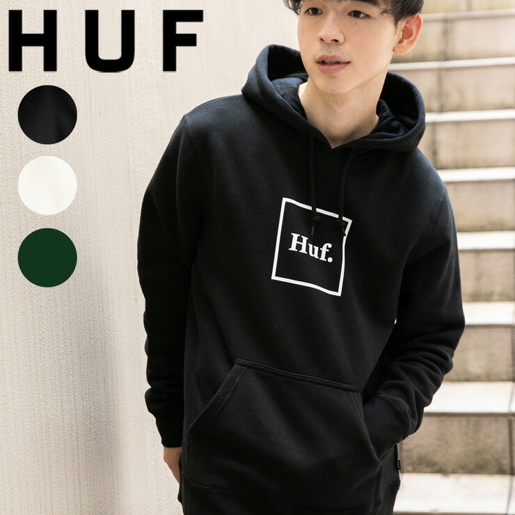 楽天市場】ハフ トレーナー HUF クルーネック スウェット 黒 綿