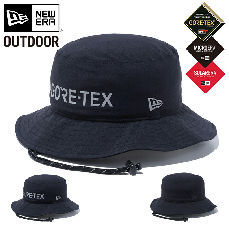 楽天市場 ニューエラ New Era Gore Tex ゴアテックス 帽子 ハット Adventure Light シンプル 顎紐付き カジュアル サファリ アウトドア 防水 撥水 軽量 春夏秋冬 メンズ レディース 帽子屋ｏｎｓｐｏｔｚ