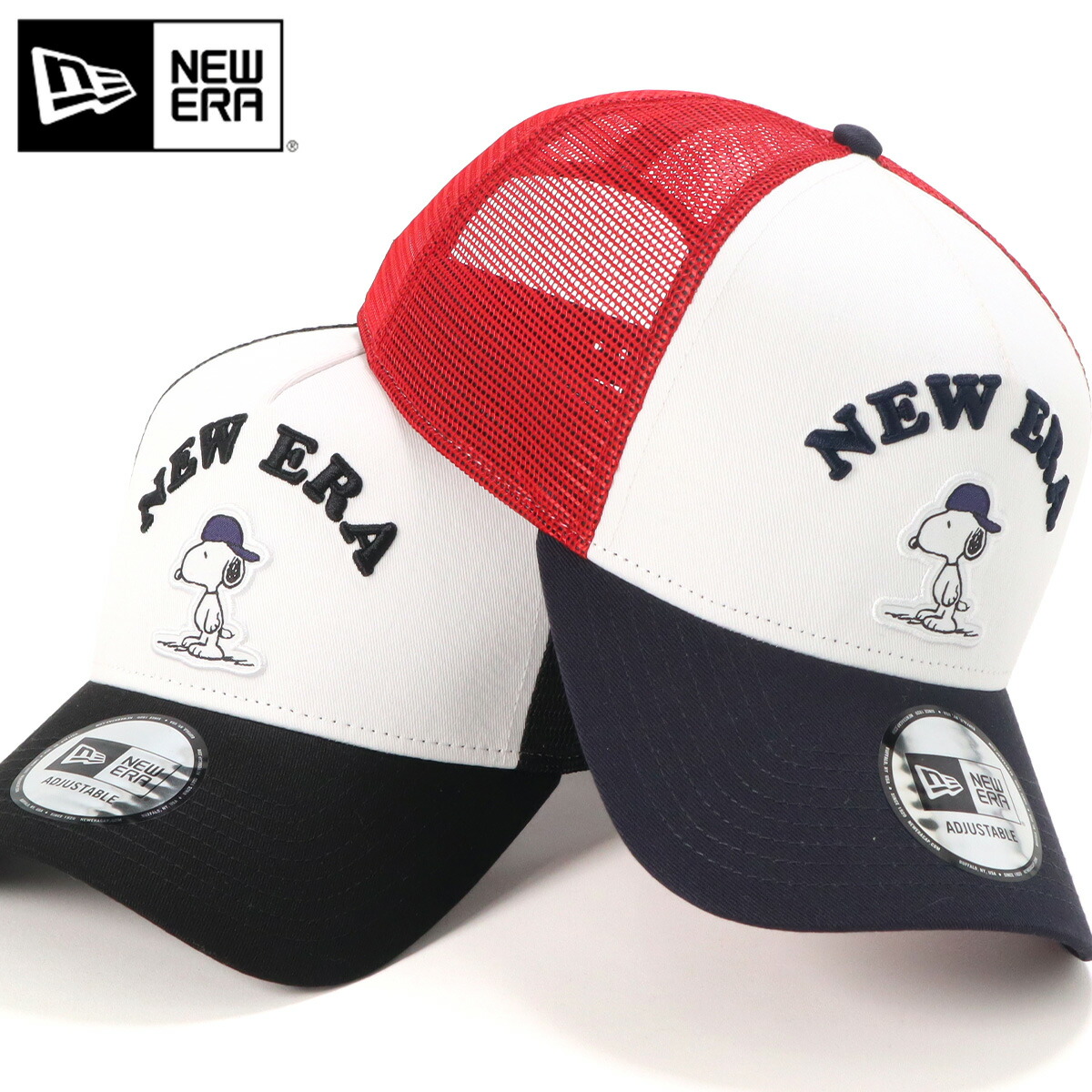 楽天市場 ニューエラ New Era ピーナッツ ニューエラ スヌーピー 9forty A Frame Trucker メッシュキャップ 春夏秋冬 メンズ レディース 帽子屋ｏｎｓｐｏｔｚ