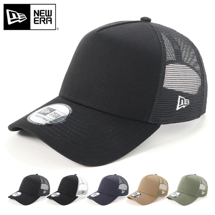 楽天市場 ニューエラ キャップ New Era Cap メンズ レディース 9forty A Frame Trucker メッシュ 帽子 大きいサイズ ブランド 深め おしゃれ かっこいい 人気 春 夏 ニューエラー サイズ調整 正規品 ユニセックス 男女兼用 ストリート コーデ 野球帽 無地 ベーシック