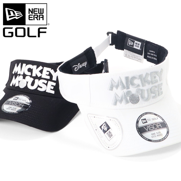 楽天市場 ニューエラ New Era ゴルフ Golf コラボ ディズニー サンバイザー Sun Visor ミッキーマウス On Par ボールマーカー 帽子 ぼうし おしゃれ ストリート ブランド サイズ調整 大きいサイズ 春夏秋冬 メンズ レディース 帽子屋ｏｎｓｐｏｔｚ