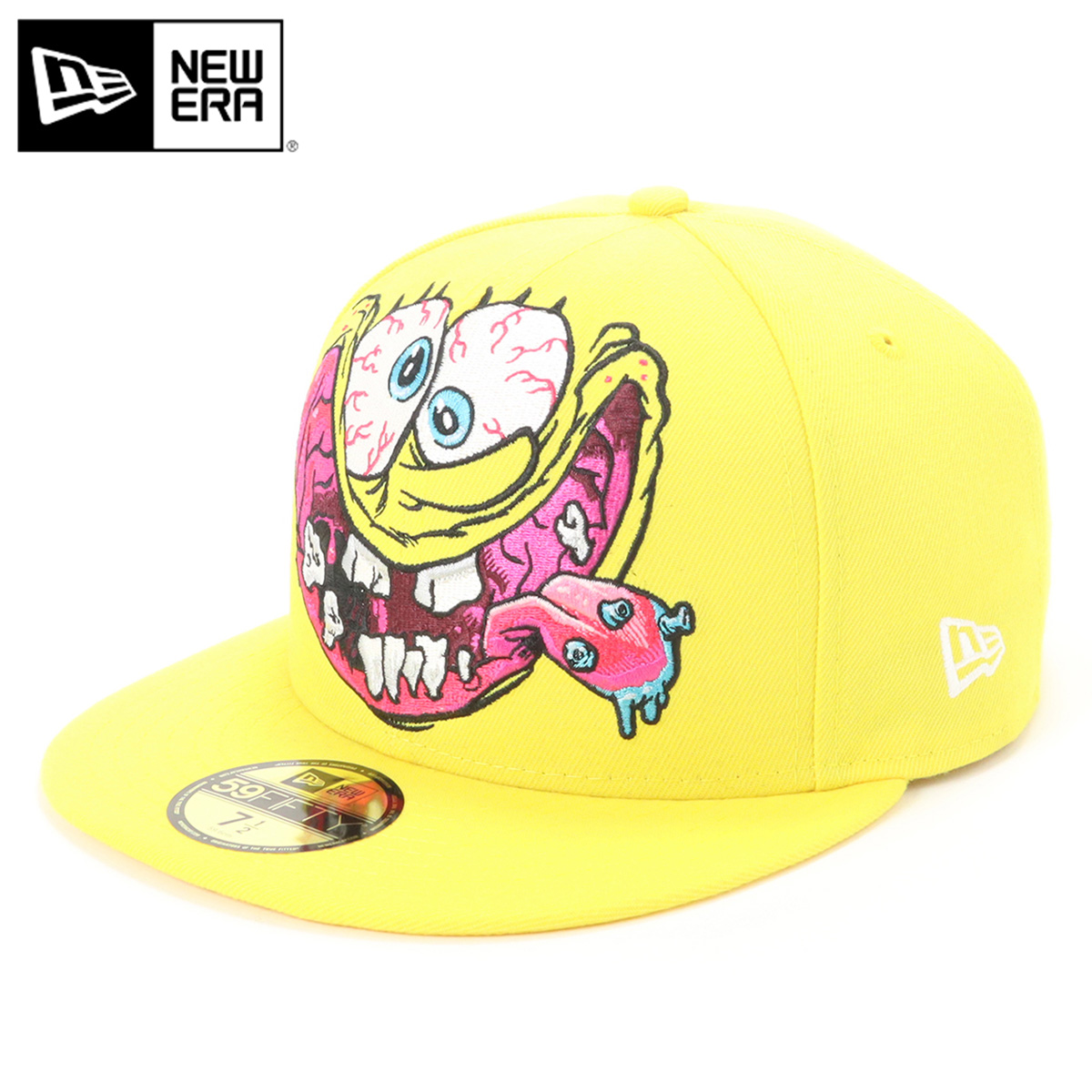 楽天市場 ニューエラ New Era コラボ キャップ スポンジボブ 59fifty ビッグフェイス Spongebob 帽子 ぼうし おしゃれ ストリート ブランド 大きいサイズ 春夏秋冬 メンズ レディース 帽子屋ｏｎｓｐｏｔｚ