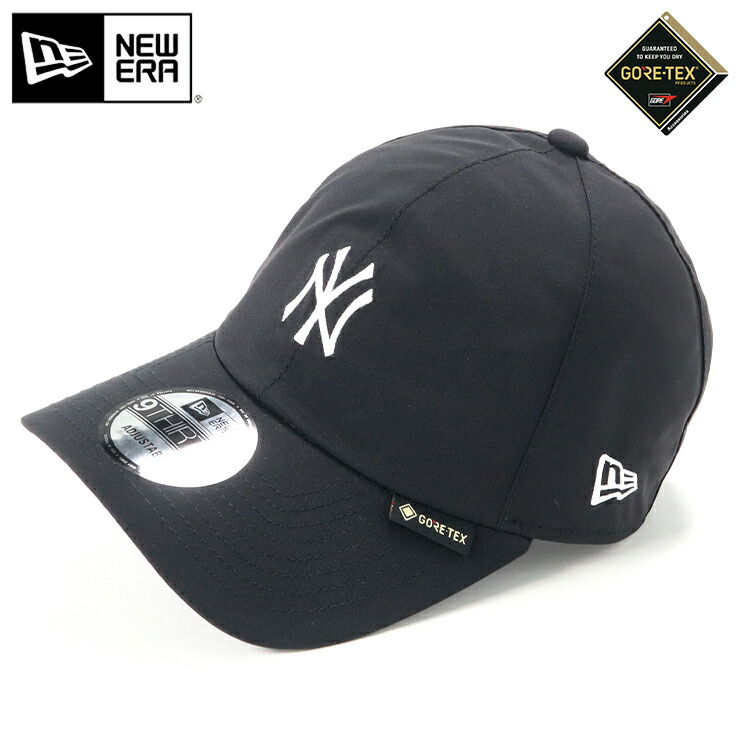 ニューエラ キャップ New Era Cap 9thirty ローキャップ メンズ レディース 帽子 Ny Mlb ニューヨーク ヤンキース 黒 ゴアテックス ナイロン 大きいサイズ ブランド 深め おしゃれ かっこいい 人気 春 夏 秋 冬 ニューエラー サイズ調整 正規品 ユニセックス 男女兼用