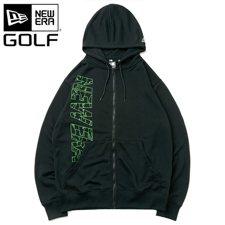 ニューエラ ゴルフ 大きいサイズ ブランド ウェア かっこいい パーカー オーバーサイズ フード付き 黒 Era Golf ニューエラ ゴルフ 大きいサイズ ブランド ウェア かっこいい パーカー オーバーサイズ フード付き 黒 Era Golf