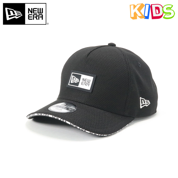 ニューエラ キャップ キッズ New Era Cap Kids Youth 9forty A Frame ベースボールキャップ 黒 帽子 ブランド 男の子 女の子 人気 かっこいい おしゃれ 親子 春 夏 秋 冬 ニューエラー サイズ調整 正規品 ボーイズ ガールズ 小学生 プレゼント スーパーセール期間限定