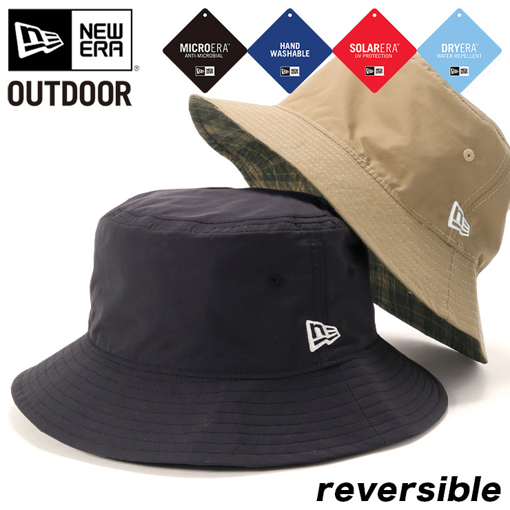 ニューエラ アウトドア アドベンチャーハット NEW ERA OUTDOOR HAT メンズ レディース 帽子 無地 シンプル ベーシック 黒 ナイロン  大きいサイズ ブランド 深め おしゃれ かっこいい 人気 春 夏 秋 冬 ニューエラー 正規品 ユニセックス 男女兼用 オールシーズン ...