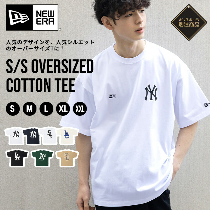 楽天市場】ニューエラ Tシャツ 半袖 NEW ERA クルーネック NY LA MLB