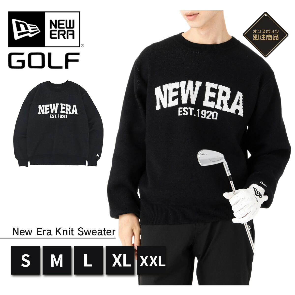 楽天市場】ニューエラ ゴルフ ウェア NEW ERA GOLF 長袖 セーター NY