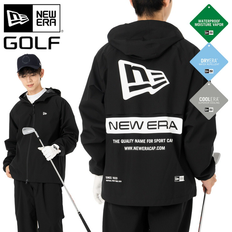 楽天市場】ニューエラ ゴルフ ウェア NEW ERA GOLF ジャケット 黒 