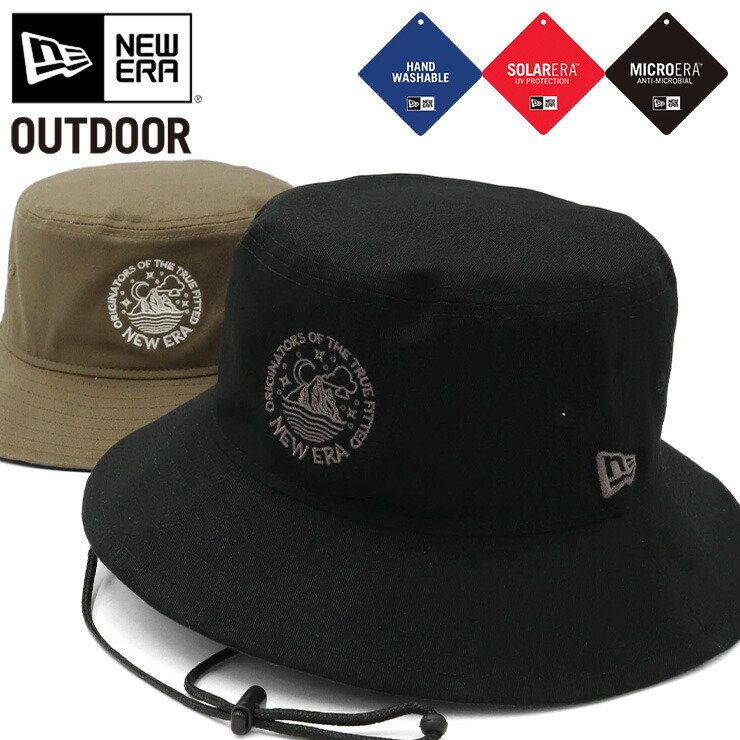 楽天市場】ニューエラ アウトドア アドベンチャーハット NEW ERA OUTDOOR HAT メンズ レディース 帽子 黒 ベージュ カーキ 綿  コットン ブランド 深め おしゃれ かっこいい 人気 春 夏 秋 冬 オールシーズン ニューエラー 大きい 小さい サイズ 正規品 ユニセックス 男女  ...